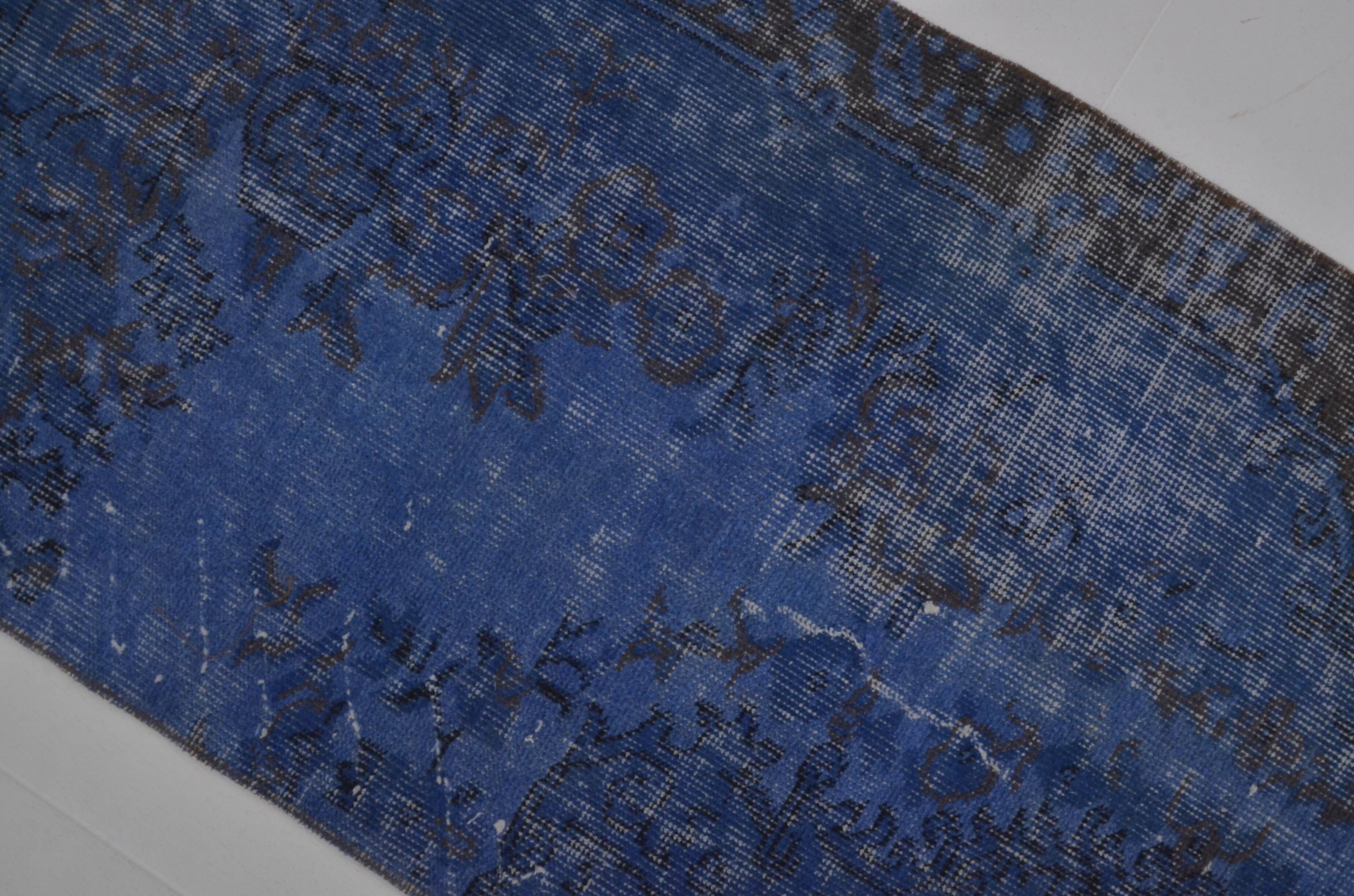 Blue Vintage Handknotted Rug sku 3929