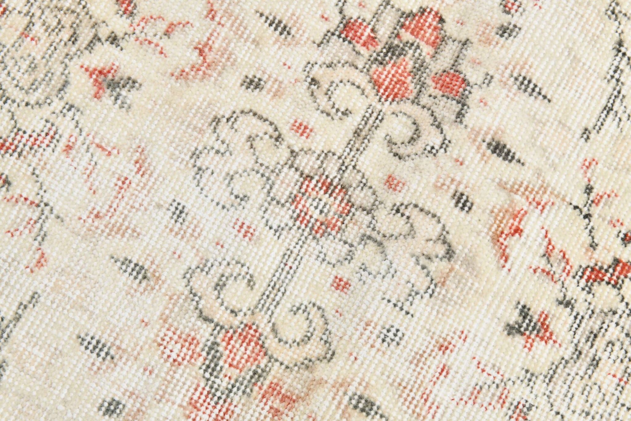 Tapis persan vintage à motif floral