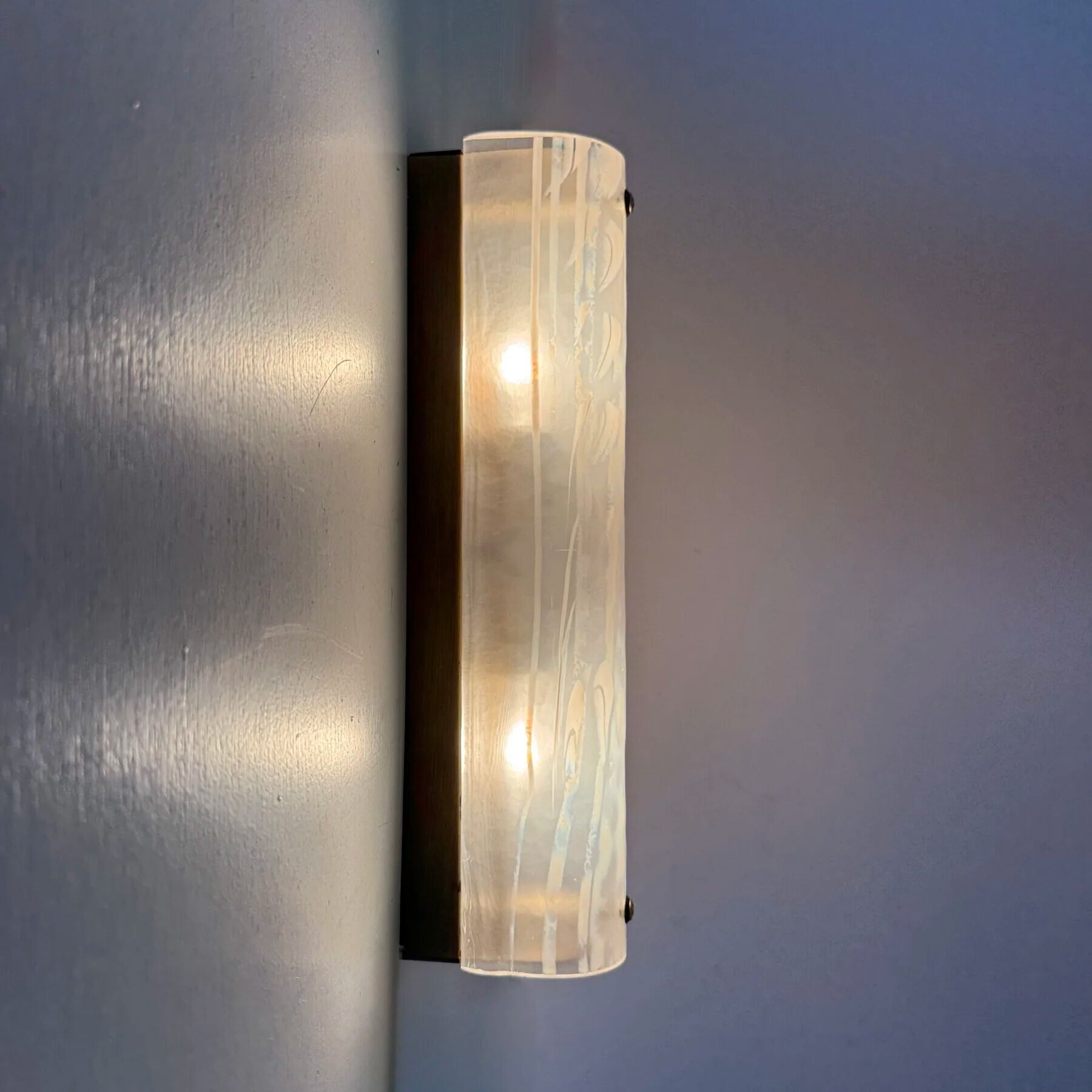 Mid-century design Murano glass wall sconces, Germany, 1970s