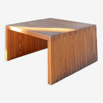 Solid wood coffee table 1980