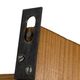 Vintage wooden wall shelve rack in pinewood minimalist design