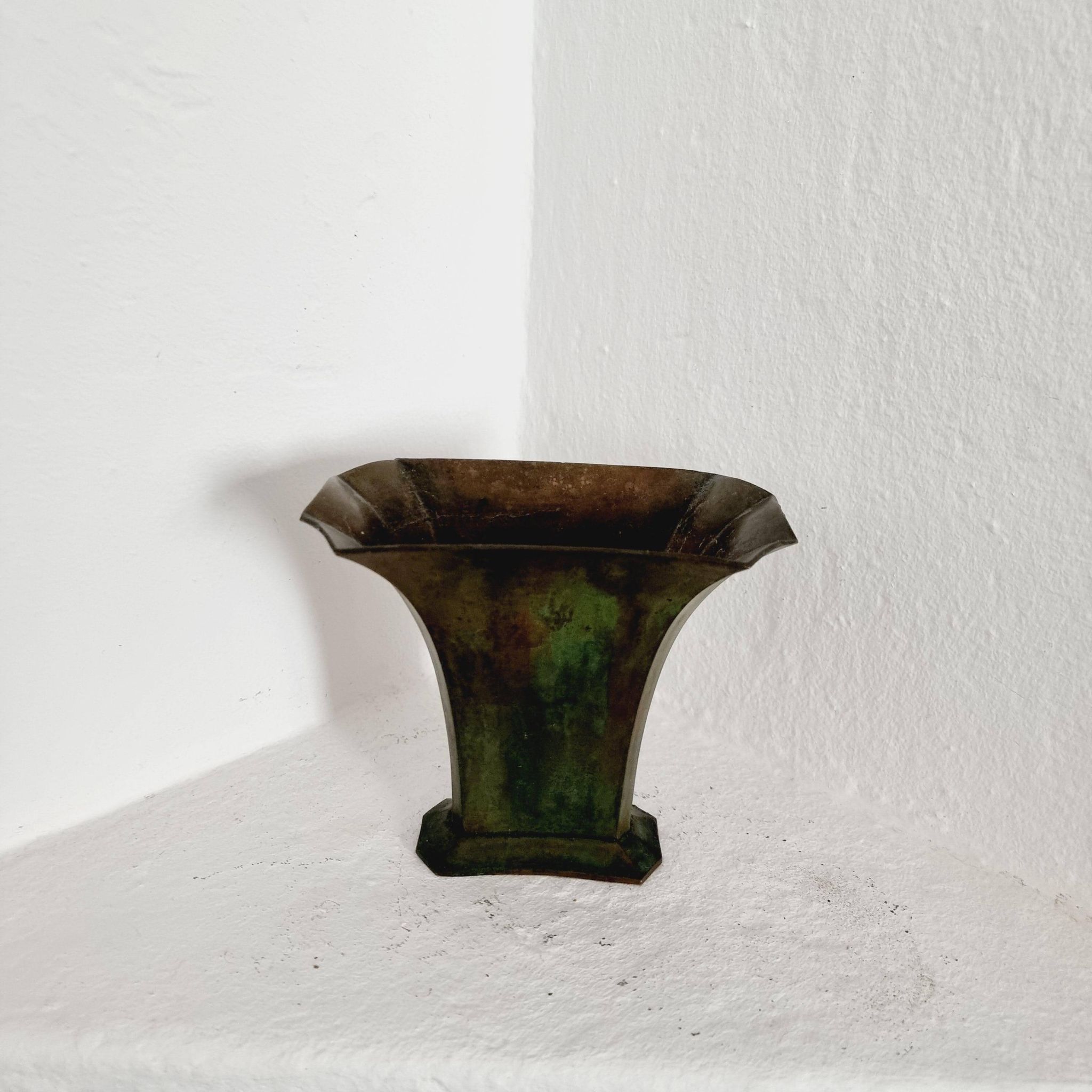 Sune Bäckström, Solid bronze vase, Swedish grace / Art Deco