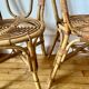 Pair of vintage rattan chairs