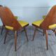 Set 4 chaises TON514 par Oswald Haerdtl, 1960s