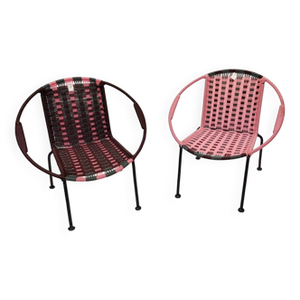 Paire fauteuils enfant