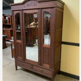 Antique Art Nouveau wardrobe