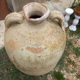 Old terracotta jar