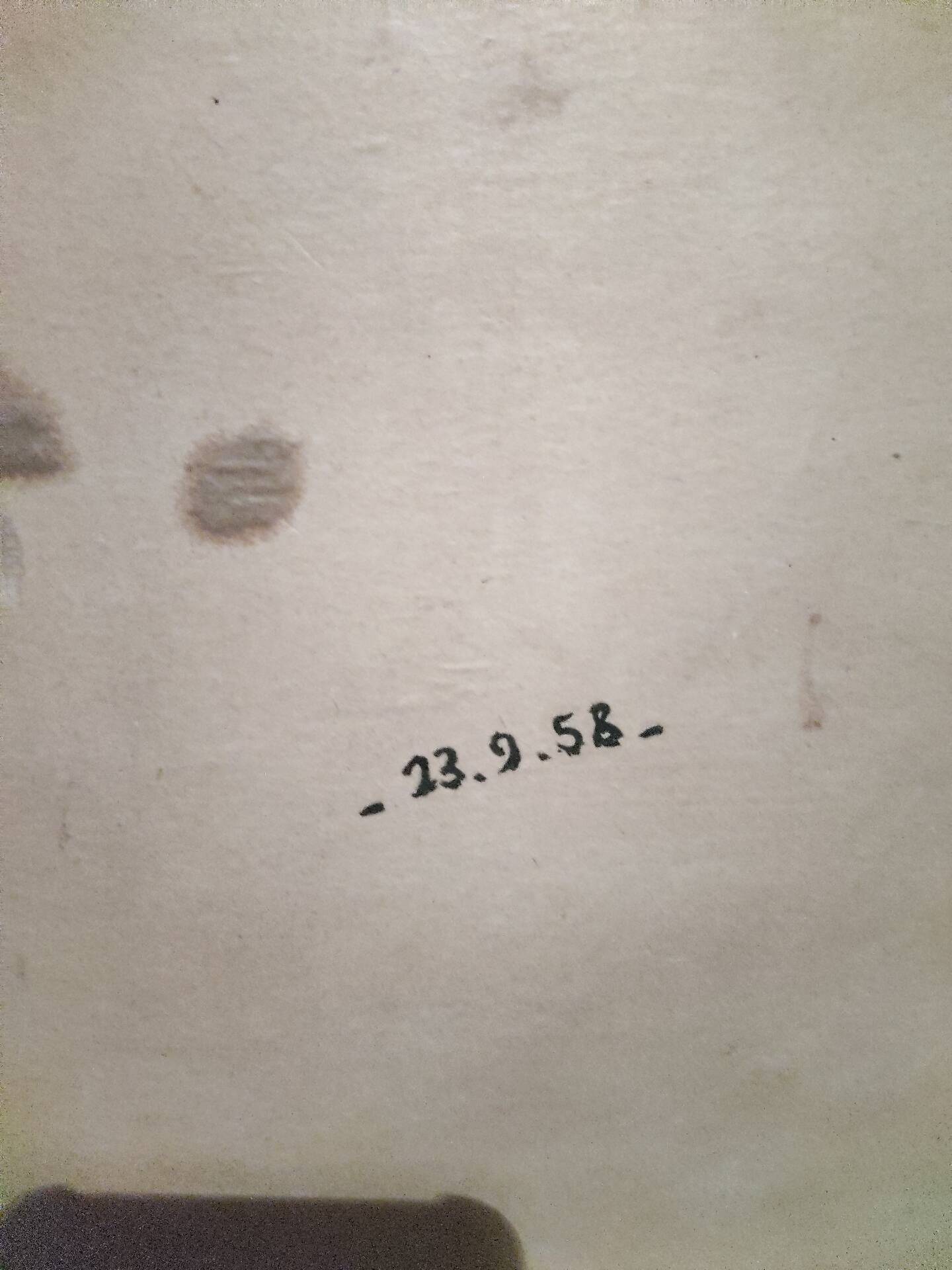 Oil on canvas board signed G. Vedel, 1958