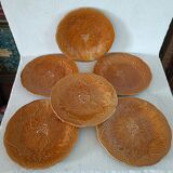 6 Gien plates