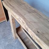Brutalist console 120 cm solid wood
