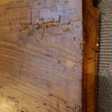 Panelling, ornamental pediment, 19th century.