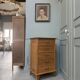 Petite commode vintage en chêne (restaurée)
