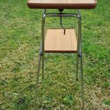 Projection cabinet from the 70s with two formica shelves