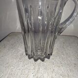 Pichet broc ancien verre soufflé moulé