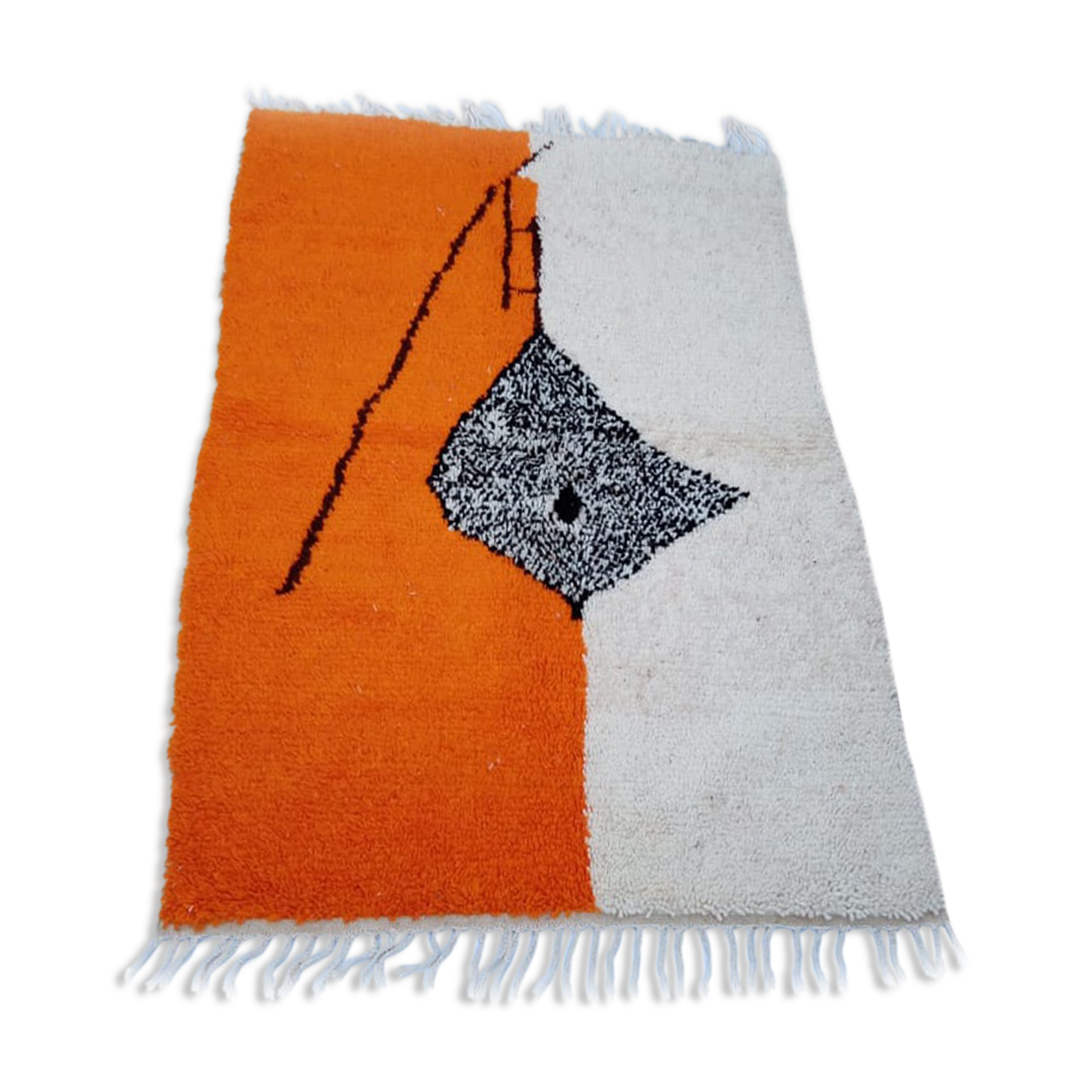 Tapis berbere œil magique 148 x 102cm