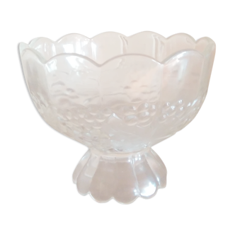 moulded glass fruit cup