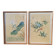 Deux peintures chinoises vintage sur soie
