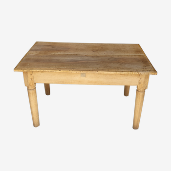 Table basse bois brut