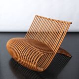 Τhe wood chair by Marc Newson, produced by Cappelini, Italy 1988.