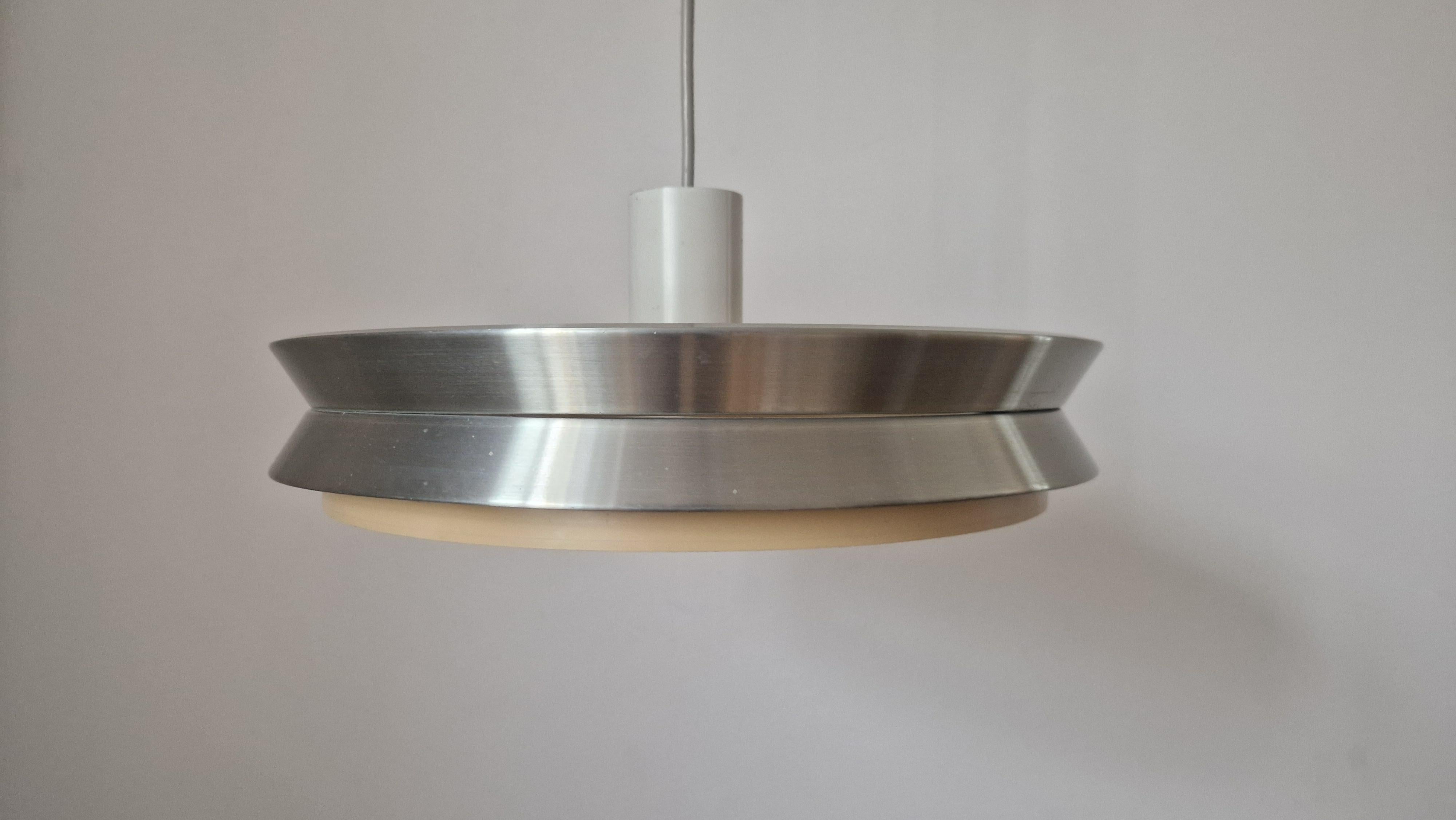 Midcentury Pendant UFO in style of Jo Hammerborg, Denmark, 1970s