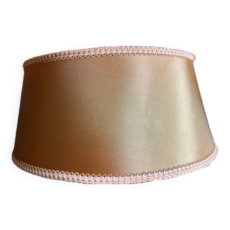 Vintage golden fabric lampshade