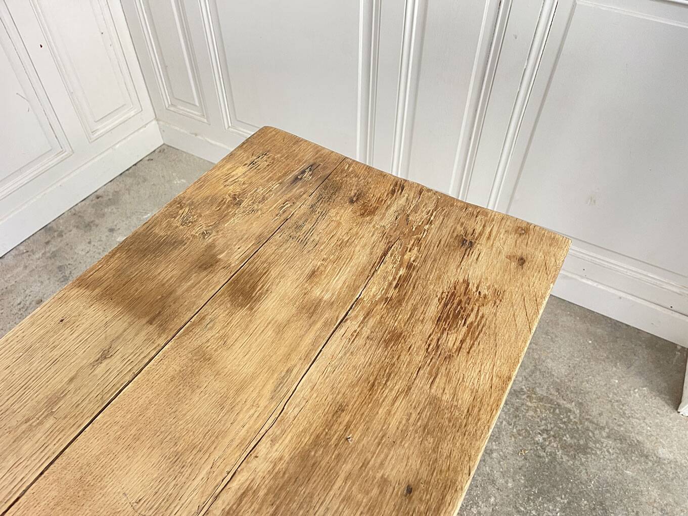 Console 1900 en chêne massif