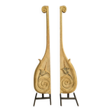 Pair of 18th century decorative motifs.