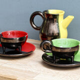 Tea service "you and me" design Luc Vallauris