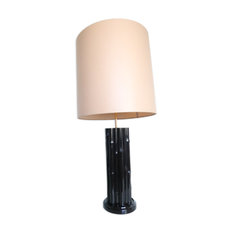 Roche Bobois lamp, imitation bamboo base, Circa 1960