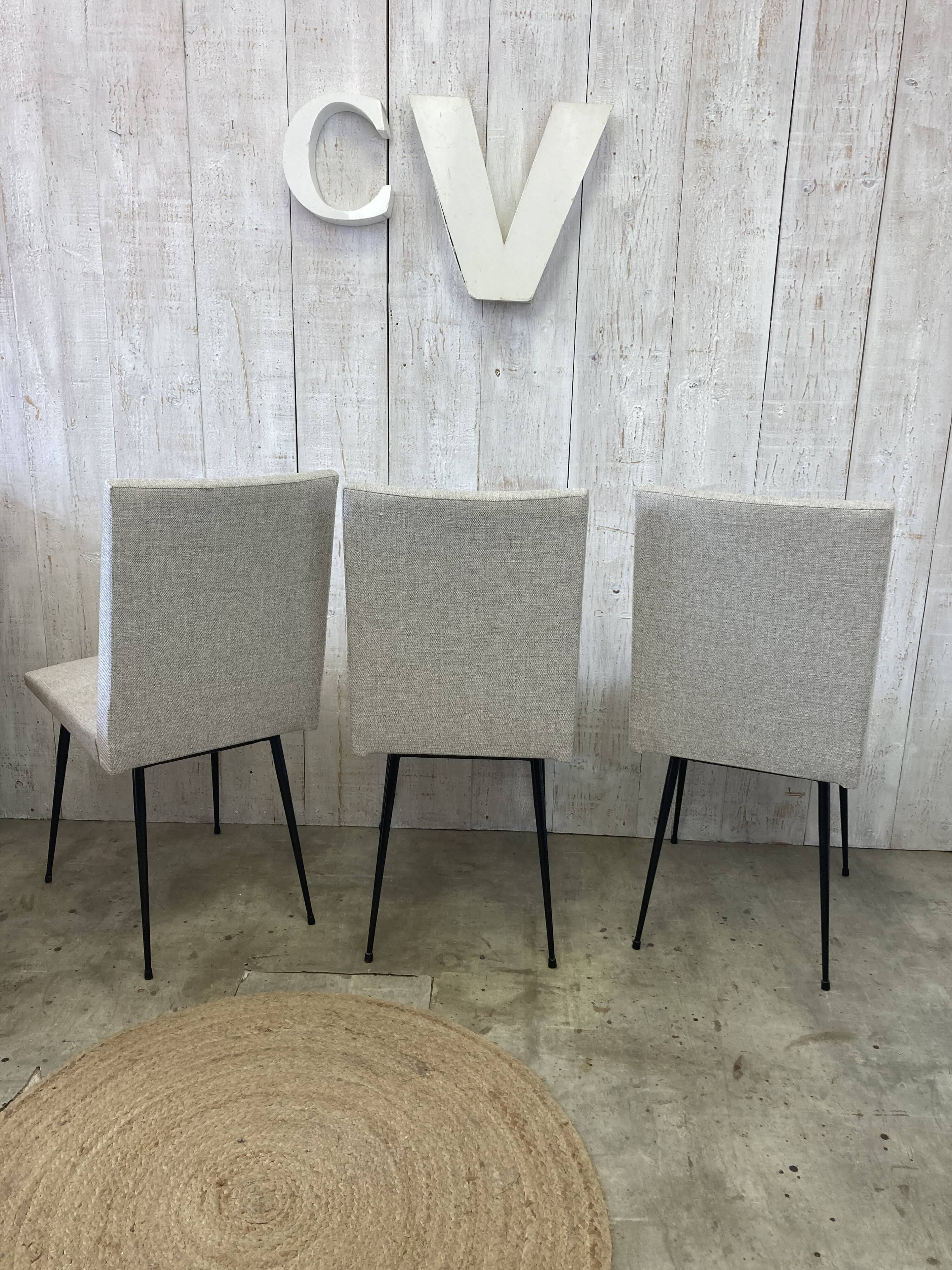 Trio of vintage chairs
