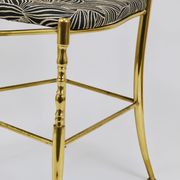 Mid-Century Chiavari Chair in Brass by Giuseppe Gaetano Descalzi, Italy, 1950s
