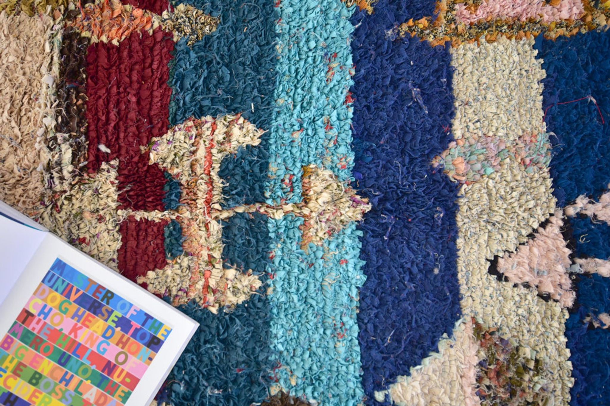 Carpet Moroccan boucherouite 145x185cm