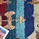 Tapis marocain boucherouite 145x185cm