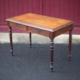 Table or desk Louis Philippe with two drawers