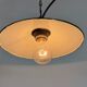 Industrial Green Enamel Light, 1950s
