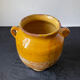 Old pot confit / fat glazed terracotta yellow southwest France