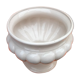 Pot-on-foot cache Ceramic Made in Italy Height: 180mm