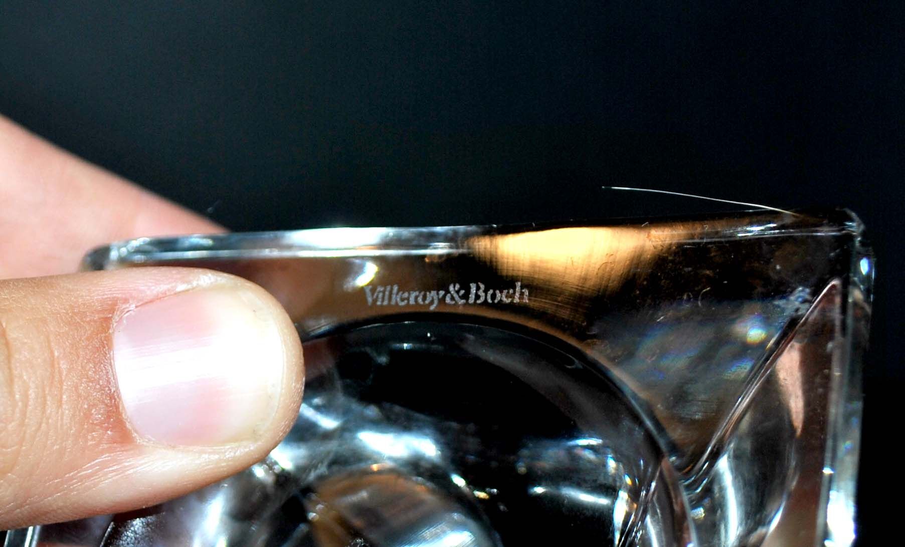Bougeoir en cristal de Villeroy & Boch