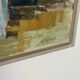 Original Swedish mid-century oil on canvas – “City” by Gustaf Höglund – vintage & framed – 80 × 70 cm