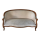 Louis XV style three-seater basket sofa
