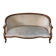 Louis XV style three-seater basket sofa