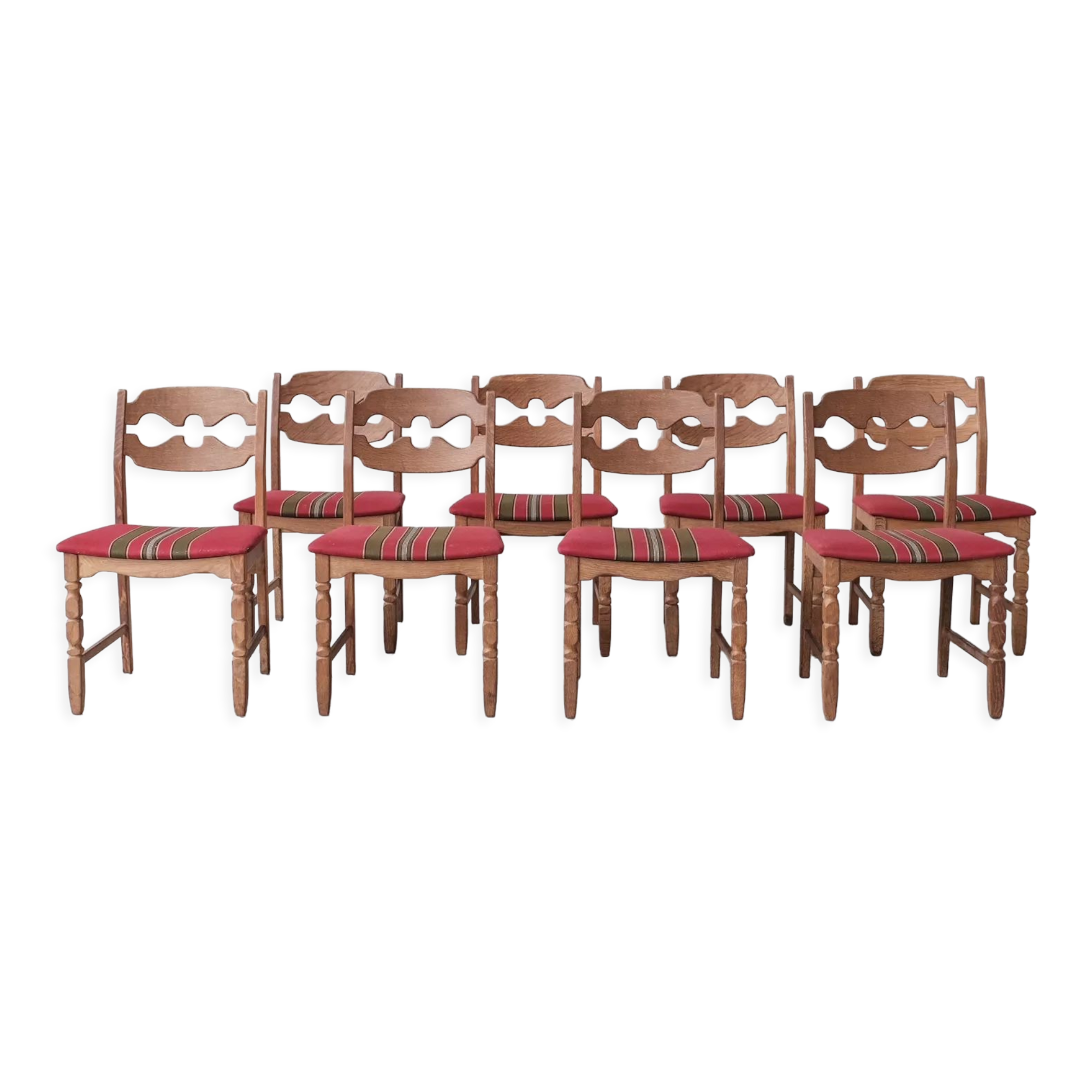 Oak dining chairs