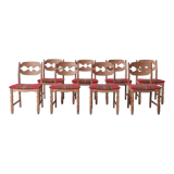 Oak dining chairs