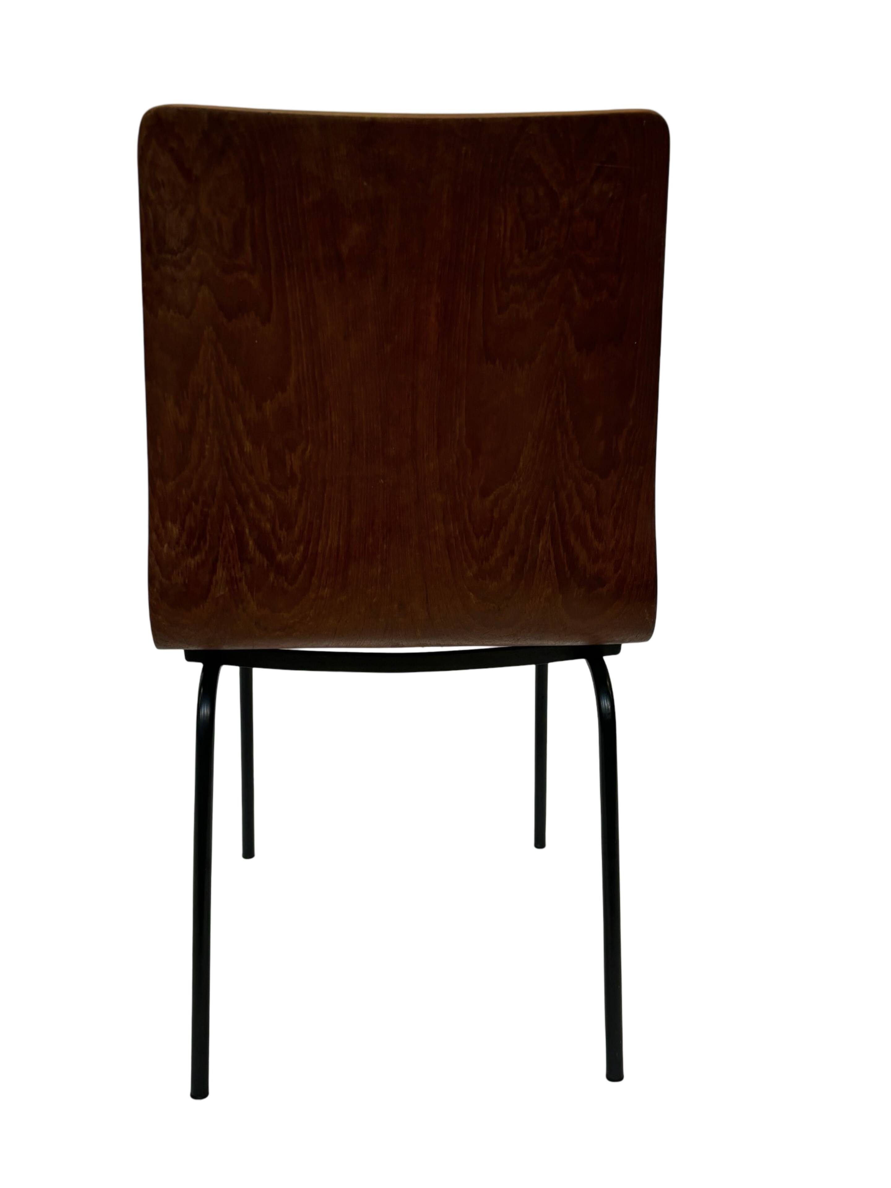 Vintage Friso Kramer for Auping 'Euroika' plywood dining chair, The Netherlands 1960's