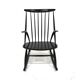Beech rocking chair, Illum Wikkelsø, N. Eilersen, Denmark, 1960