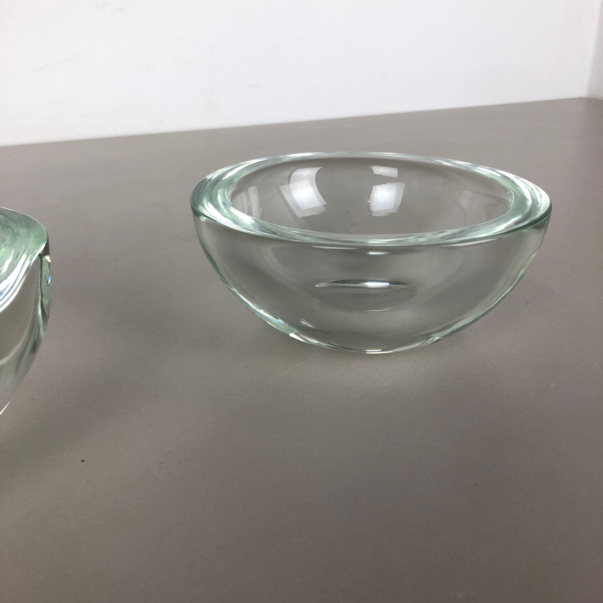 Murano glass shell bowls by Cenedese Italy, 1960