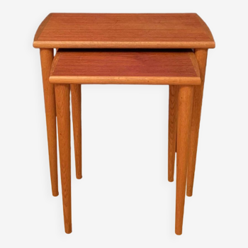 Paire de tables d'appoint, Danemark, années 1960.