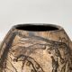 Brutalist Mid-Century Vase in German Ceramic by Gerhard Liebenthron, 1977