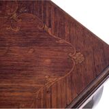 An inlayed table - a card game, France, circa 1900.