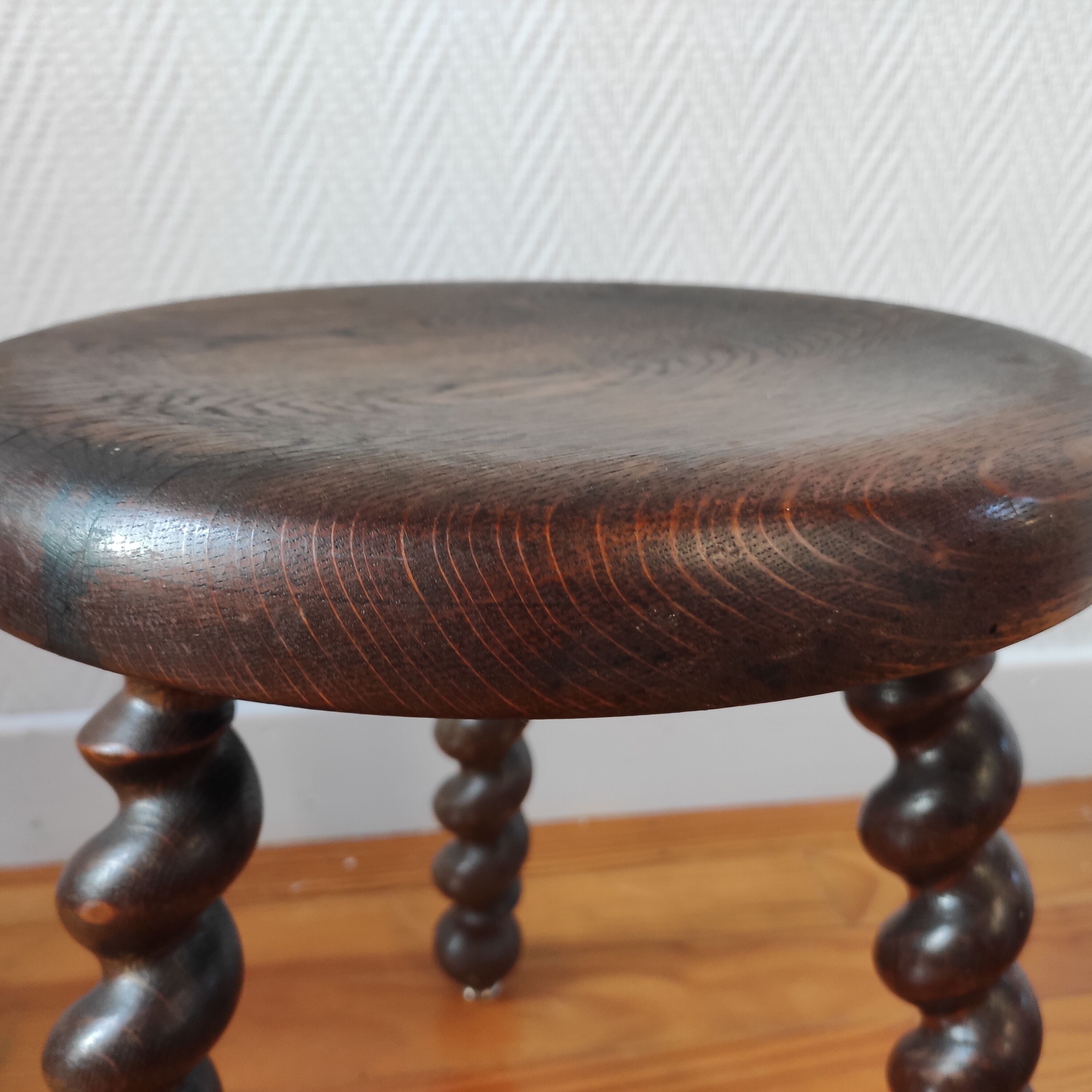 Brutalist tripod stools